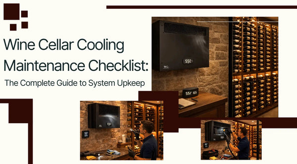 Wine cellar cooling maintenance checklist with every task, tool and pass check - Wine Guardian Dealer