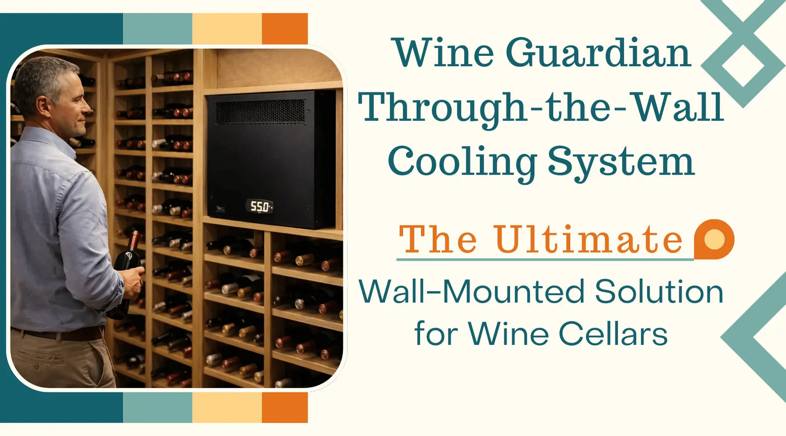 Wine Guardian Through-the-Wall Cooling System: The Ultimate Wall-Mounted Solution for Wine Cellars | Wine Guardian Dealer