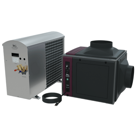 Wine Guardian DS088 ducted split wine cellar cooling system, fan coil with remote condensing unit - Wine Guardian Dealer