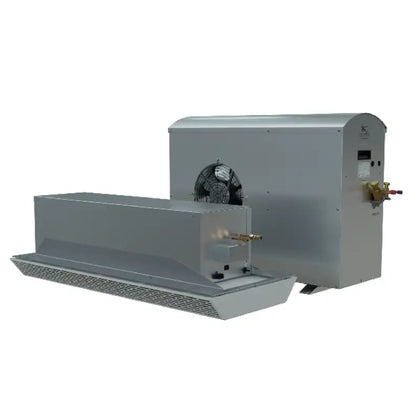 Ceiling mounted wine cellar cooling unit, Wine Guardian CS050 fan coil and condenser - Wine Guardian Dealer