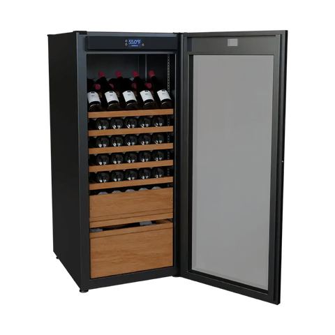 Wine Guardian Luxury Aficionado Style Single-Zone Wine Fridge Open Door