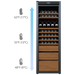 Wine Guardian Luxury Aficionado Style Single-Zone Wine Fridge Features